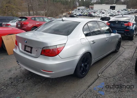 2008 BMW 528I z USA, uszkodzony, nr VIN WBANU53508CT02619